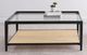 Coaster® Amherst Glass Top Coffee Table with Black Base-2