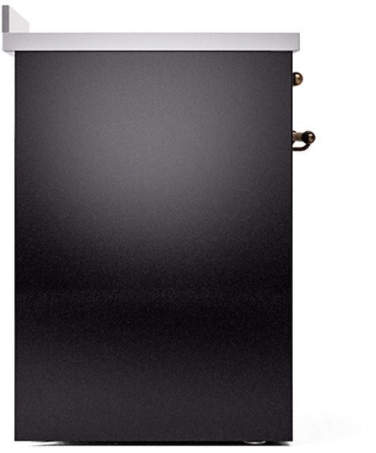 Ilve® Nostalgie II Series 30" Glossy Black Pro Style Induction Range-3