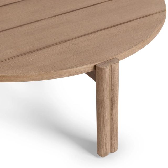 Classic Home Oliver Butterscotch Wooden Outdoor Coffee Table-4
