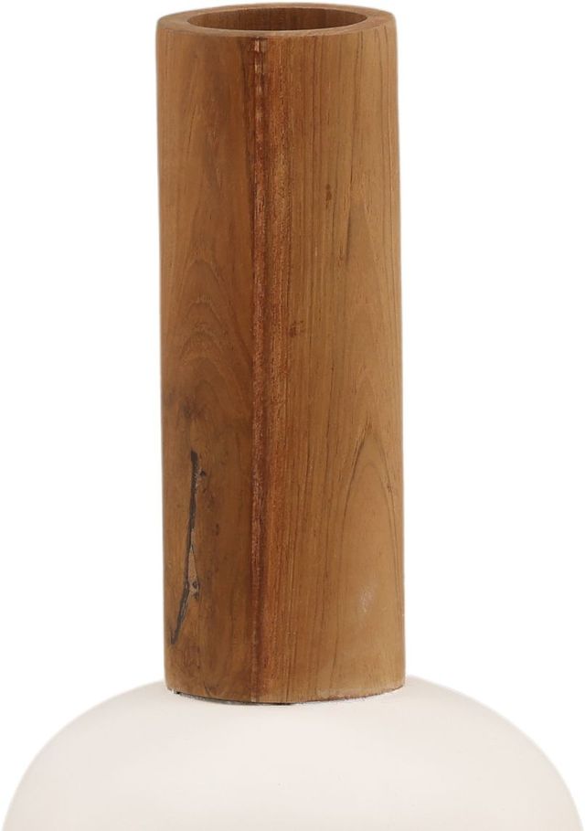 Dovetail Furniture Aldmere 4-Piece White Vase Set-1