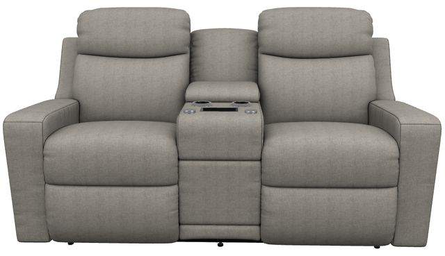 La-Z-Boy® Emmons Quarry Manual Reclining Loveseat with Console-1