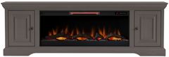 Legends Home Charleston Gray 78'' Fireplace Console