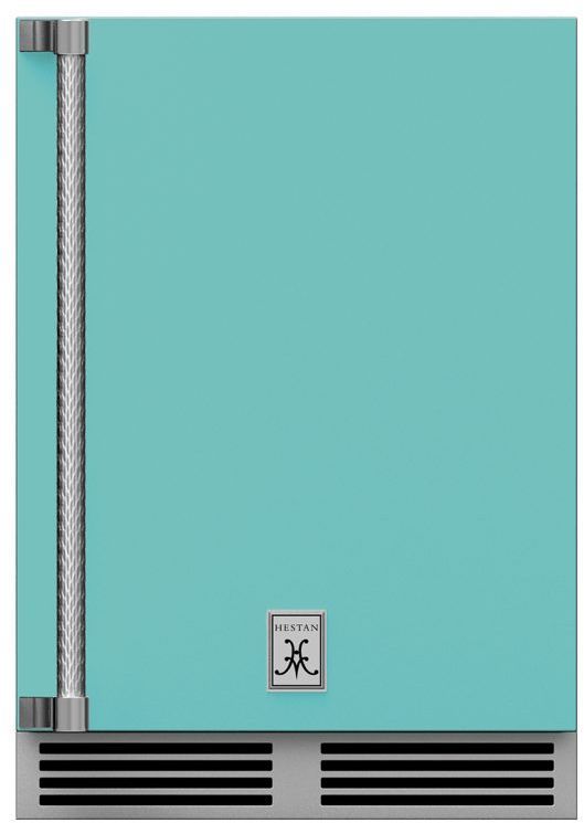 Hestan® 24" 5.2 Cu. Ft. Turquoise Outdoor Undercounter Refrigerator-0