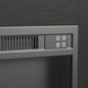 Elements International Ridgemont Black Fireplace Cabinet-4