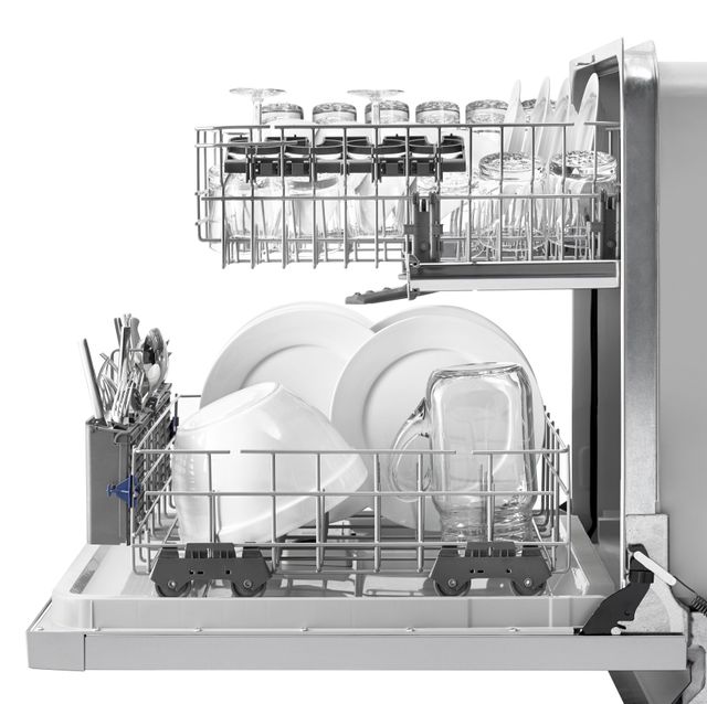 Whirlpool® 24" Monochromatic Stainless Steel Built In Dishwasher -2