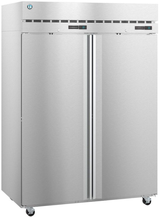 Hoshizaki Steelheart® 55" 23.1 Cu. Ft. Stainless Steel Two Section Dual Temperature Upright Refrigerator and Freezer-1