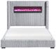 Homelegance® Fitzroy Gray Queen Upholstered Panel Bed-2