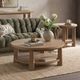 Classic Home Kenzie Amber Toast Coffee Table-1
