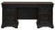 Liberty Furniture Meritage Aged Charcoal/Caramel Junior Executive Credenza-1