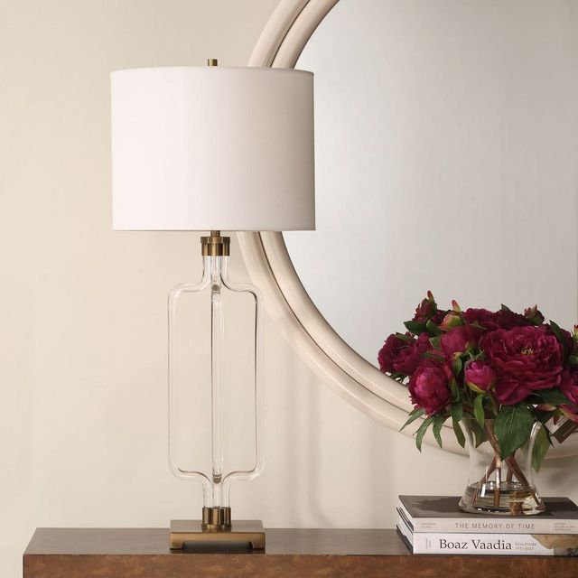 Uttermost® Outline Cordless Clear Table Lamp-1
