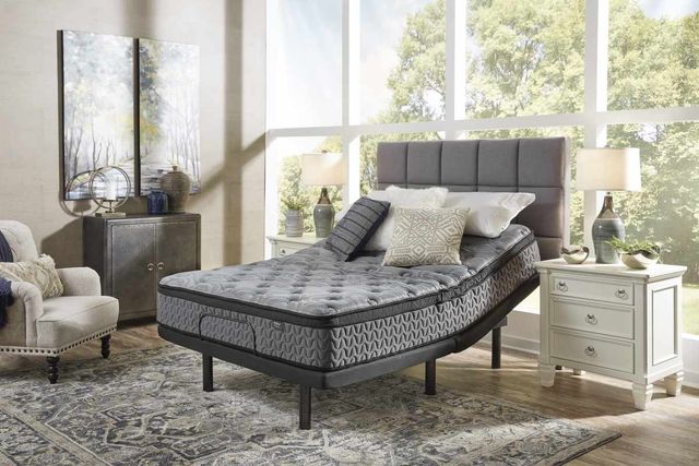 Sierra Sleep® by Ashley® Augusta2 Hybrid Firm Euro Pillow Top Full Mattress in a Box-4