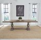 Liberty Furniture River Place Tobacco Dining Table with Riverstone Gray Base-1