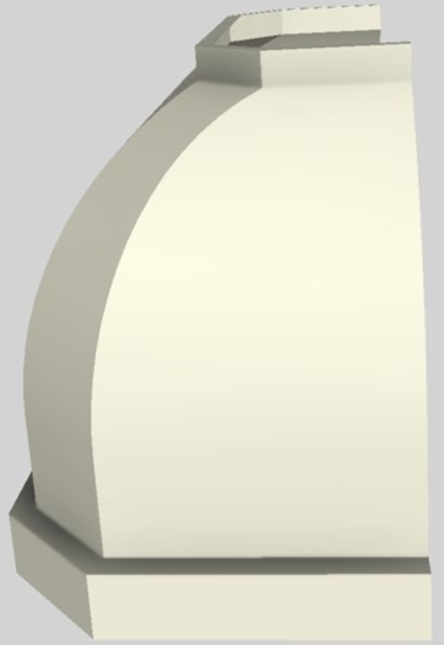 Vent-A-Hood® Designer Series 48" Biscuit Wall Mounted Range Hood-1