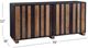 Basset Mirror Adrienne Dark Brown/Natural Server-2