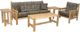 Best Craft Furniture Customizable W42 Log Chair with White Cedar Frame-1