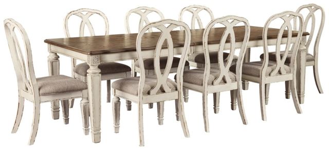 Signature Design by Ashley® Realyn 9-Piece Brown Dining Set-0