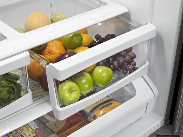 Maytag® 33 in. 22.1 Cu. Ft. Fingerprint Resistant Stainless Steel Bottom Freezer Refrigerator-3