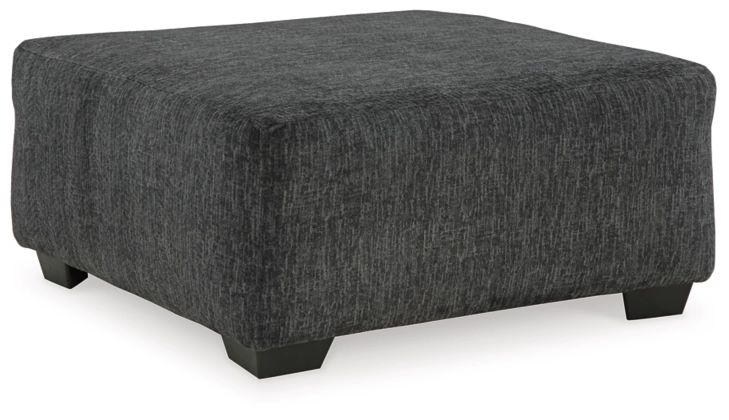 Biddeford Oversized Accent Ottoman - Ebony Biddeford Oversized Accent Ottoman - Ebony