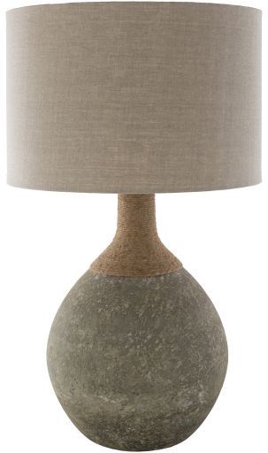 Surya Glacia Taupe Table Lamp-0