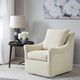 Olliix by Madison Park Aidan Cream Deanna Swivel Chair-4
