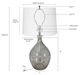 A & B Home Clear Table Lamp-4