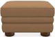 La-Z-Boy® Pembroke Fawn Ottoman with Brass Nailhead Trim-0