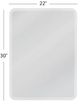 Bassett Mirror Luzerene Clear Wall Mirror-4