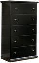 Signature Design by Ashley® Maribel 6-Piece Black Twin Panel Bed Set-4