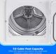 Midea 7.0 cu. ft. White Front Load Electric Dryer-5