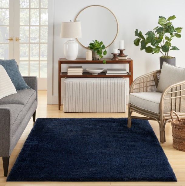 Nourison Home™ Pacific Shag Navy 5'x7' Area Rug-1