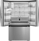 Midea® 36" 29.3 Cu. Ft. Stainless Steel French Door Refrigerator with Dual Icemakers-1