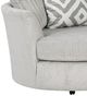 Albany Industries Tweed Silver Swivel Chair-1