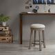 Olliix by INK+IVY Grey Oaktown Swivel Counter Stool-3
