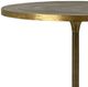 Dovetail Furniture Heviz Antique Brass Bistro Table-1