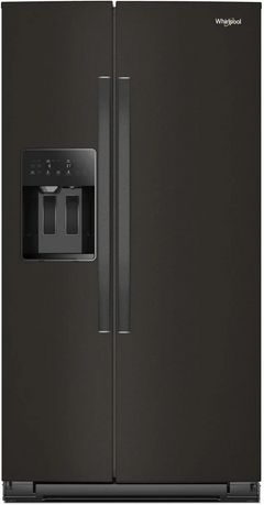 Whirlpool® 36 in. 28 Cu. Ft. Black Stainless Steel Side-by-Side Refrigerator
