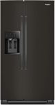 Whirlpool® 36 in. 28 Cu. Ft. Black Stainless Steel Side-by-Side Refrigerator-0