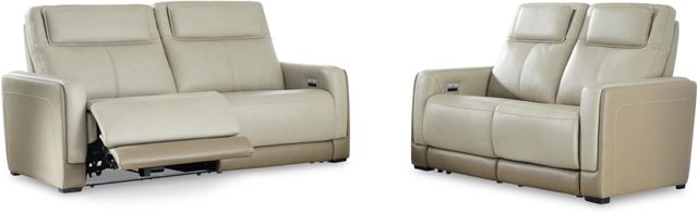 Signature Design by Ashley® Battleville 2-Piece Almond Living Room Set