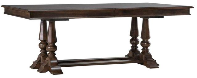 Liberty Furniture Arden Road Satin Cherry Trestle Table-0