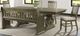 Elements International Stone 6-Piece Grey/Taupe Standard Height Dining Set-0