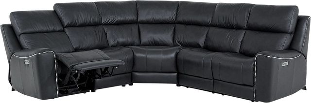 Palliser® Furniture Customizable Hastings 5-Piece Power Reclining Curved Sectional with Power Headrest and Power Lumbar-1