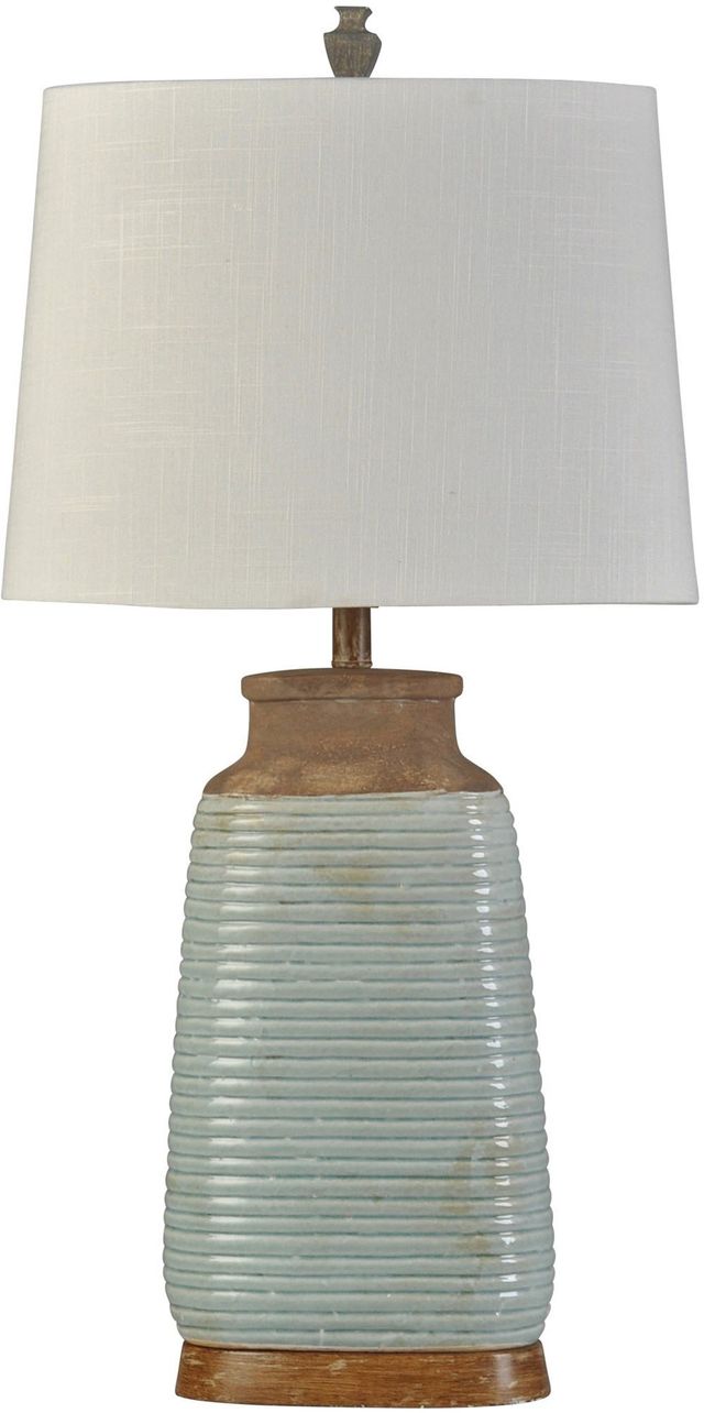 StyleCraft Armond Blue Table Lamp-0