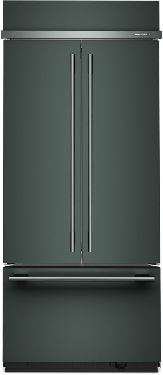 KitchenAid® 36" 20.8 Cu. Ft. Juniper Built-In French Door Refrigerator -0