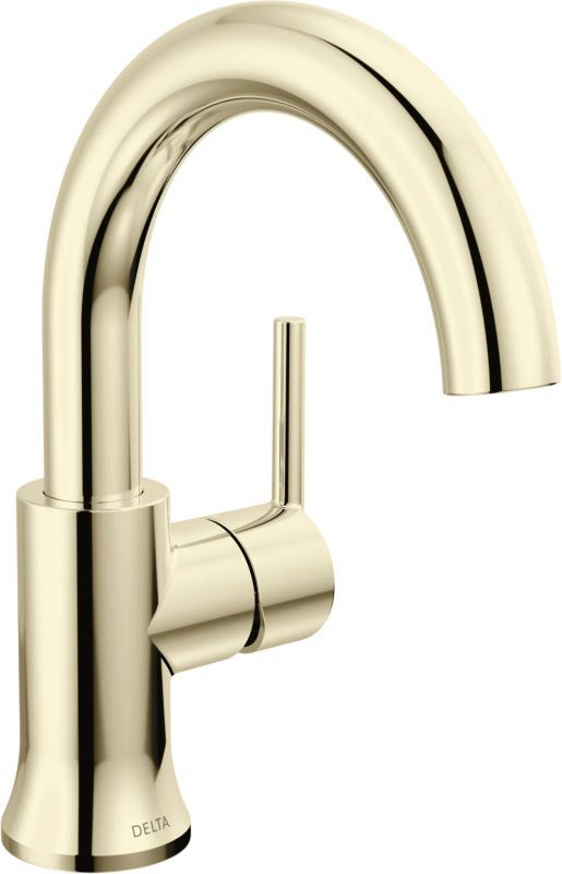 Delta Trinsic® Polished Nickel 9" Single Handle Lever Bathroom Faucet-0