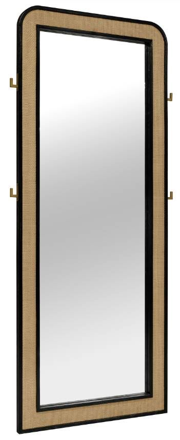 Coaster® Arini Black Full Length Standing Floor Mirror-3