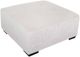 Franklin™ Katina Burmese Bamboo Square Ottoman with Button Tufts-0
