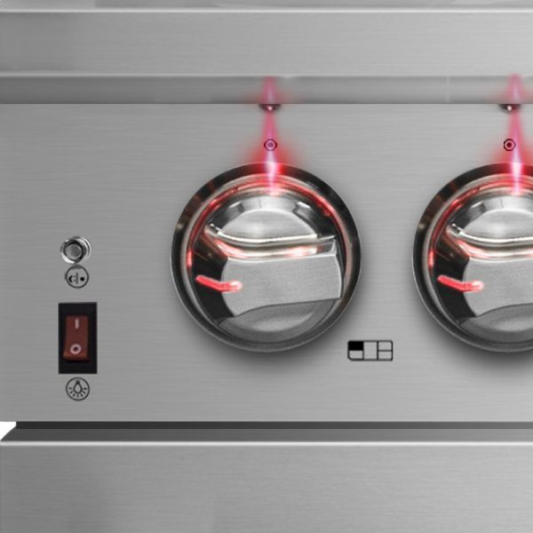 FORNO® Massimo 30" Stainless Steel Pro Style Dual Fuel Range-5
