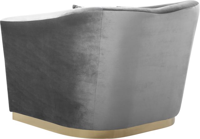 Meridian Furniture Arabella Grey Velvet Chair-1