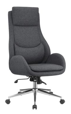 Coaster® Essence Grey Linen-Like Fabric Adjustable Height Office Chair