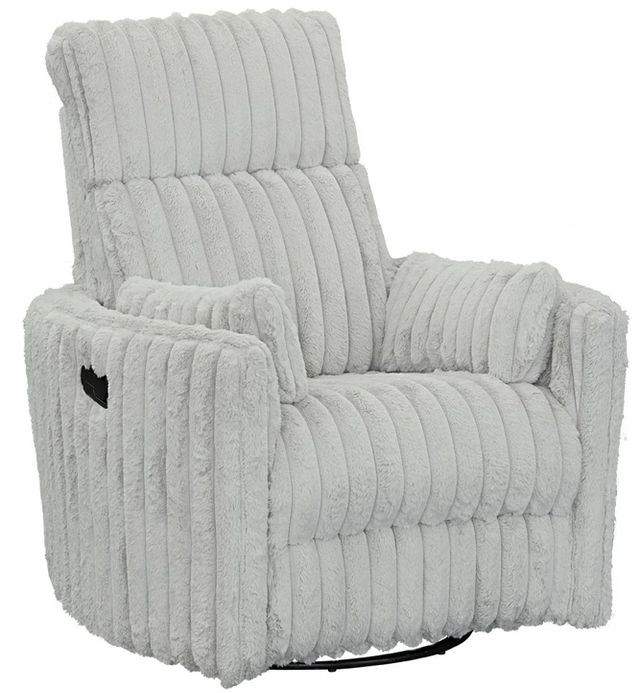 Albany Industries Avenida Mondo Silver Manual Swivel Recliner-0