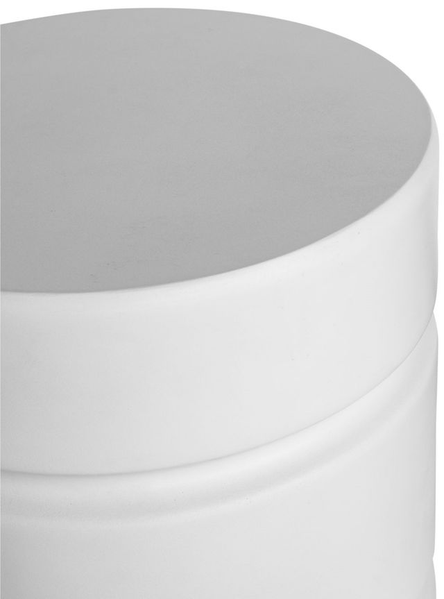 Moe's Home Collection Whim White Concrete Outdoor Accent Table-1